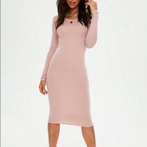 Missguided Dresses - Pink body con Midi Missguided Dresses - Pink body con Midi